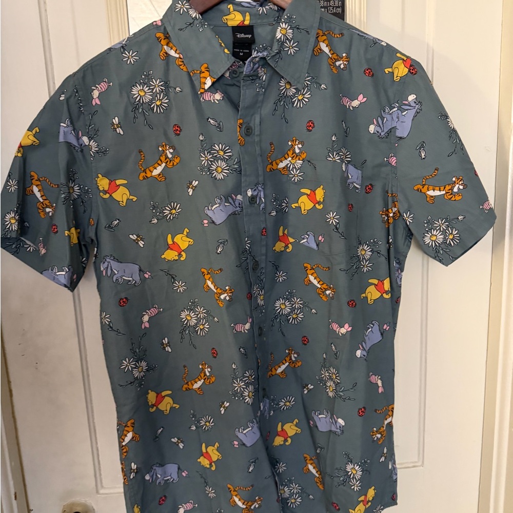Disney Men's Gray Shirt with Character Print